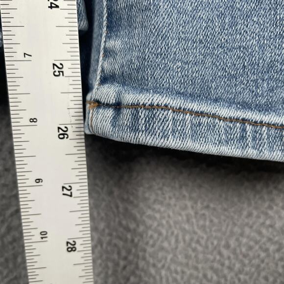 Madewell Jeans Womens 24 Light Wash Mid Rise Kick Out Denim Stretch Casual - Picture 13 of 13